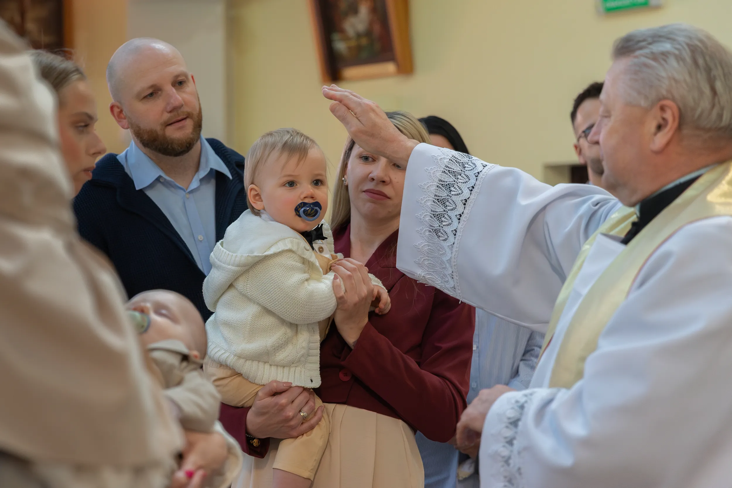 Fotografia chrzcielna Eryka - fotograf na chrzest Łódź - zdjęcia z chrztu