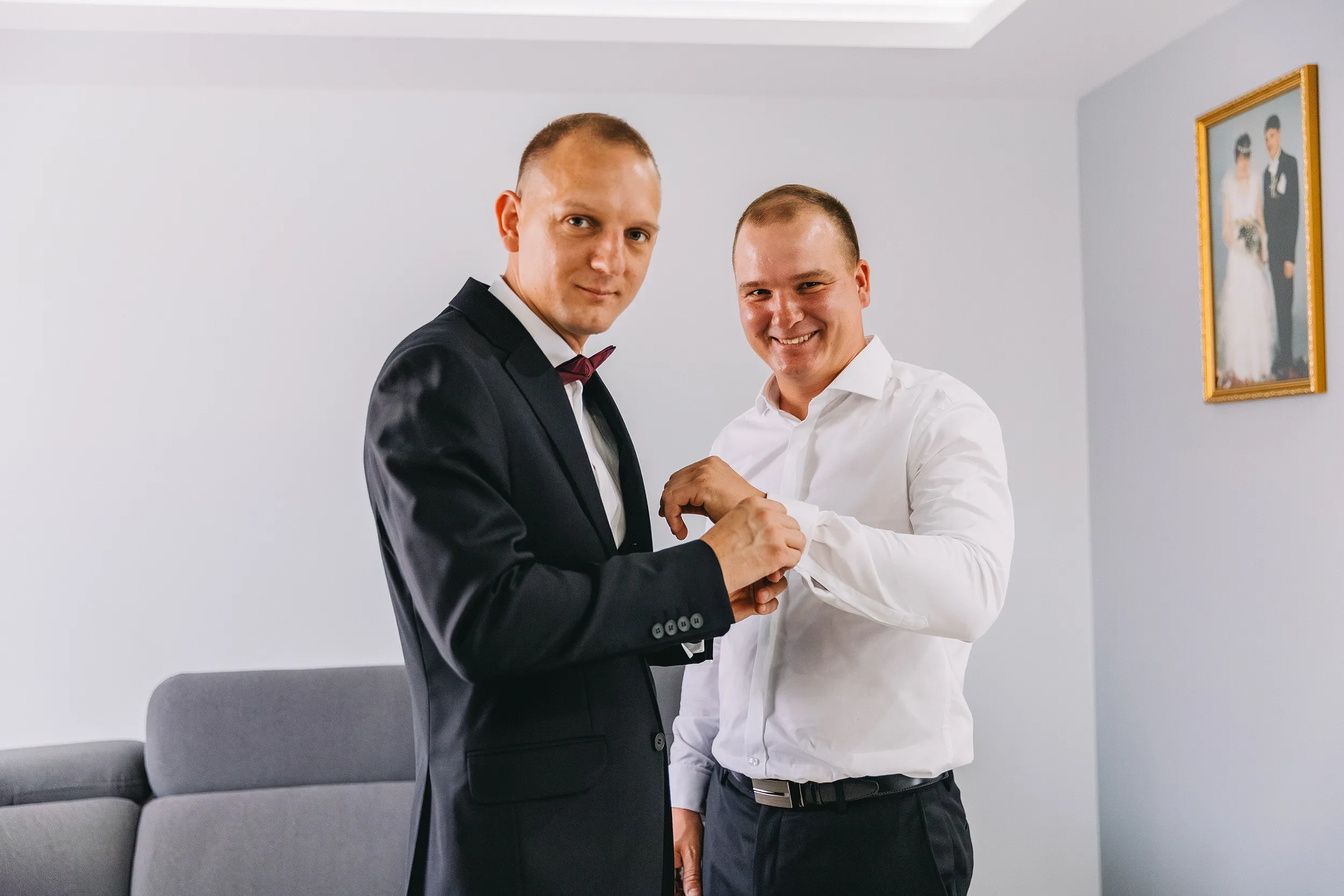 Chwile przed zaślubinami - fotografia weselna Piotrków Trybunalski