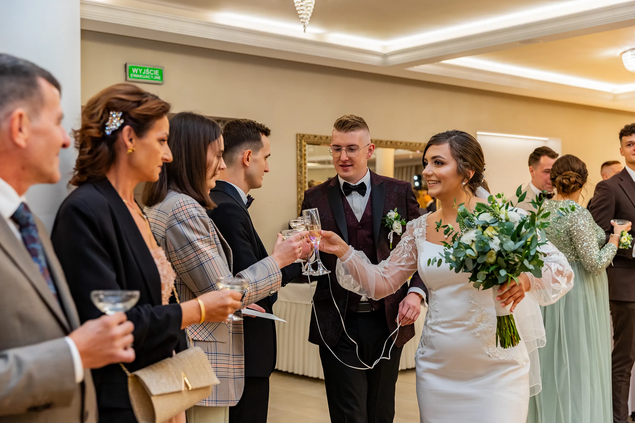 Przyjęcie weselne - fotografia weselna Piotrków Trybunalski